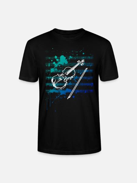 Violinenliebe - Stanley/Stella Unisex Bio-T-Shirt CRAFTER - Schwarz