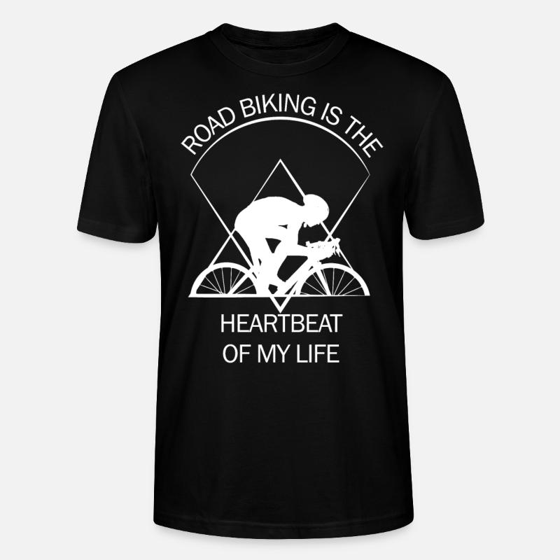 Rennrad - Stanley/Stella Unisex Bio-T-Shirt CRAFTER - Schwarz