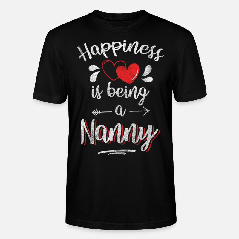 Bonheur Optimisme positif Joie - T-shirt bio CRAFTER Stanley Stella Unisexe - noir