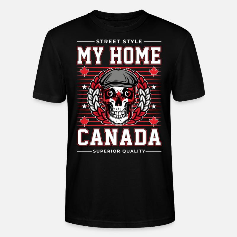 Mon chez-moi Canada - T-shirt bio CRAFTER Stanley Stella Unisexe - noir