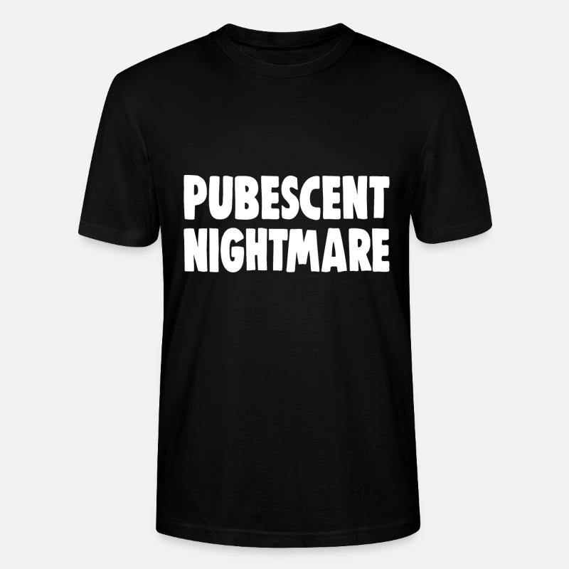 PUBESCENT NIGHTMARE - Stanley/Stella Unisex Bio-T-Shirt CRAFTER - Schwarz