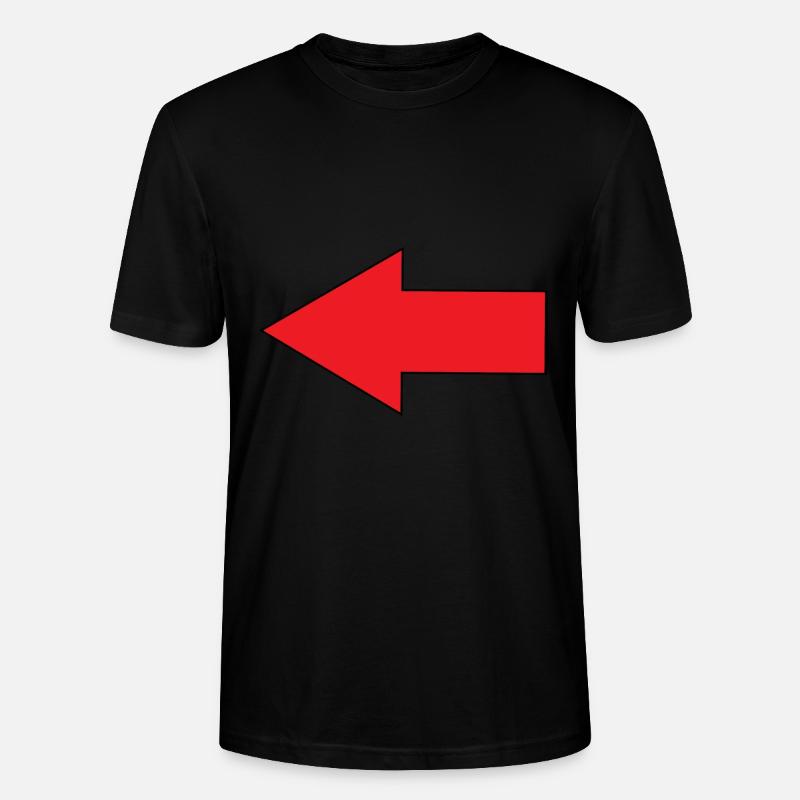 Pfeil links Richtung Geschenkidee - Stanley/Stella Unisex Bio-T-Shirt CRAFTER - Schwarz