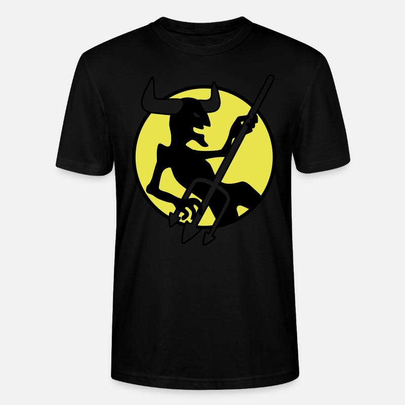 rockin_devil_3c - Stanley/Stella Unisex Bio-T-Shirt CRAFTER - Schwarz