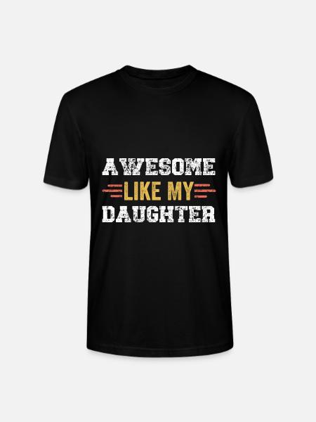 Génial comme ma fille - T-shirt bio CRAFTER Stanley Stella Unisexe - noir