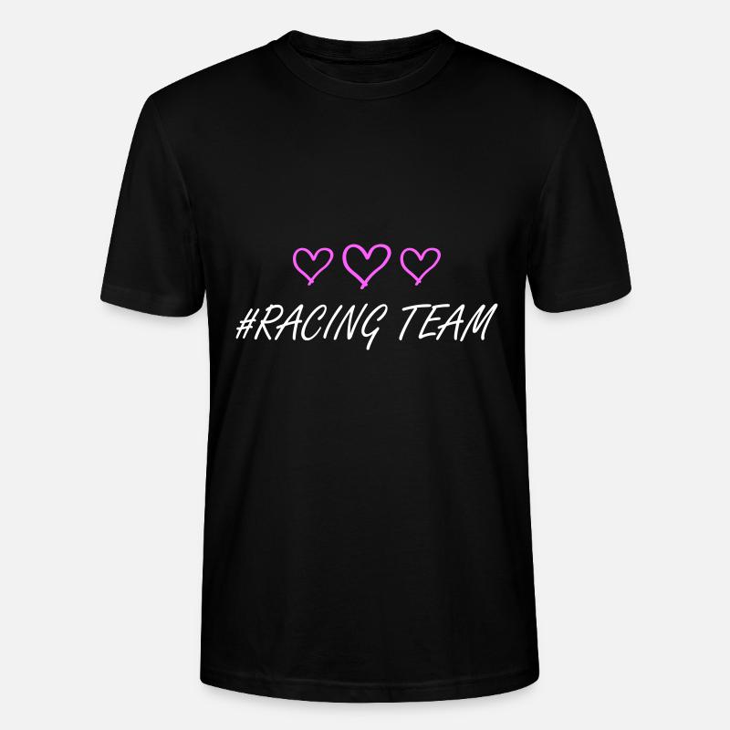 Racing Team herzchen - Stanley/Stella Unisex Bio-T-Shirt CRAFTER - Schwarz
