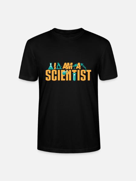 I am a scientist - Stanley/Stella CRAFTER Unisex Organic T-Shirt - black