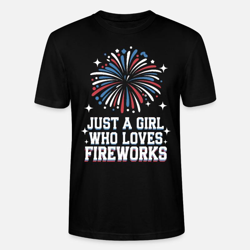 Pyrotechnie Feux d’artifice Pyrotechnie - T-shirt bio CRAFTER Stanley Stella Unisexe - noir
