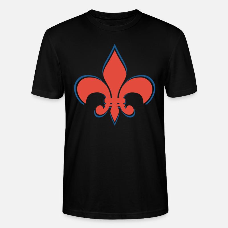 FLEUR DE LIS - T-shirt bio CRAFTER Stanley Stella Unisexe - noir