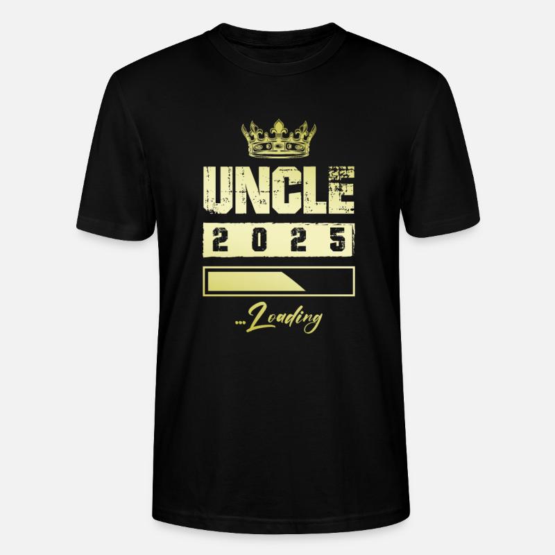 Uncle 2025 Loading - Stanley/Stella CRAFTER Unisex Organic T-Shirt - black