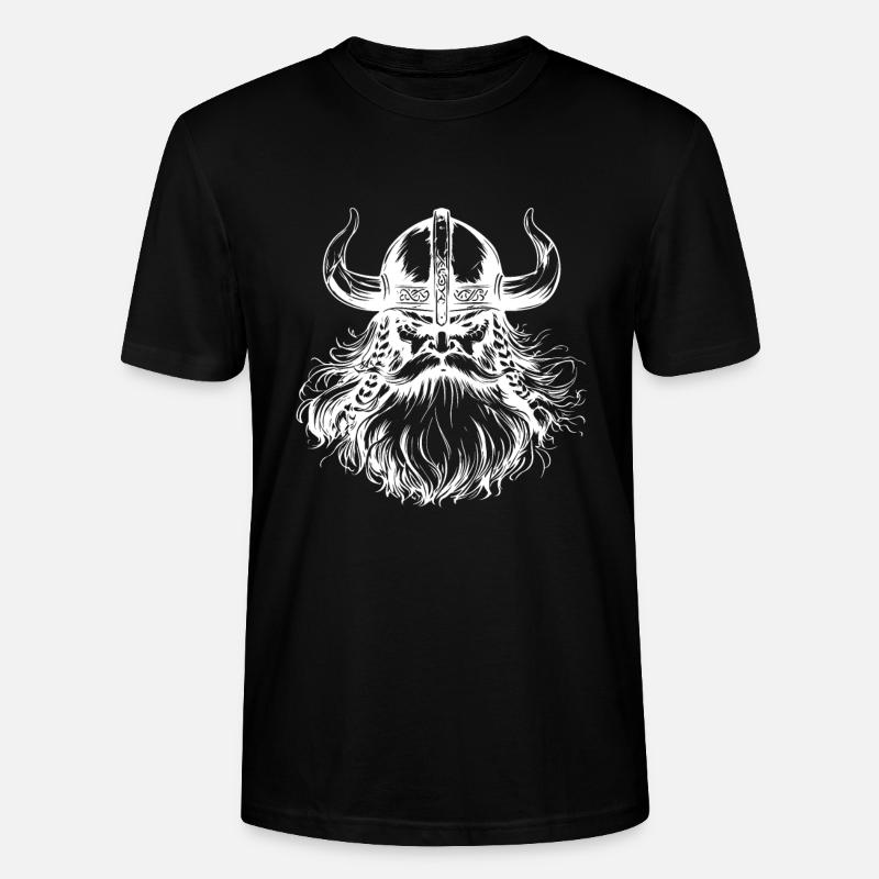 Wikinger Krieger - Stanley/Stella Unisex Bio-T-Shirt CRAFTER - Schwarz