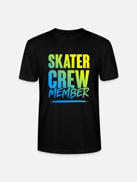 Skater Crew - Stanley/Stella CRAFTER Unisex Organic T-Shirt - black