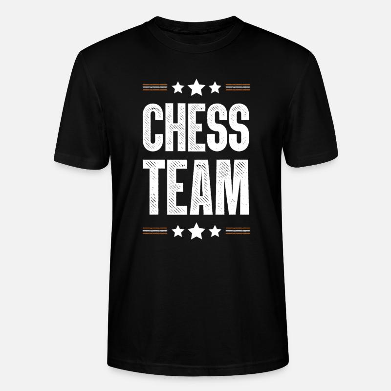 Chess Team - Stanley/Stella Unisex Bio-T-Shirt CRAFTER - Schwarz