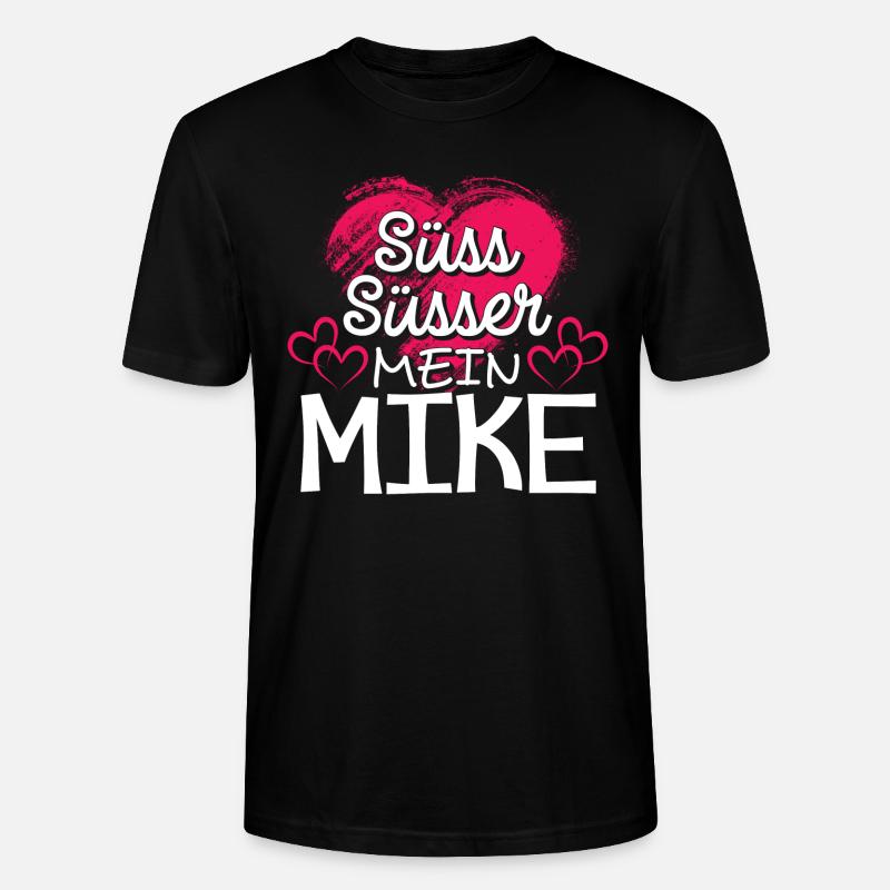 MIKE - süss - Stanley/Stella Unisex Bio-T-Shirt CRAFTER - Schwarz
