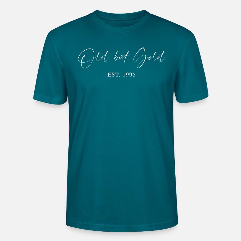Old but Gold Est. 1995 Script Typography Gift Stanley/Stella CRAFTER Unisex Organic T-Shirt