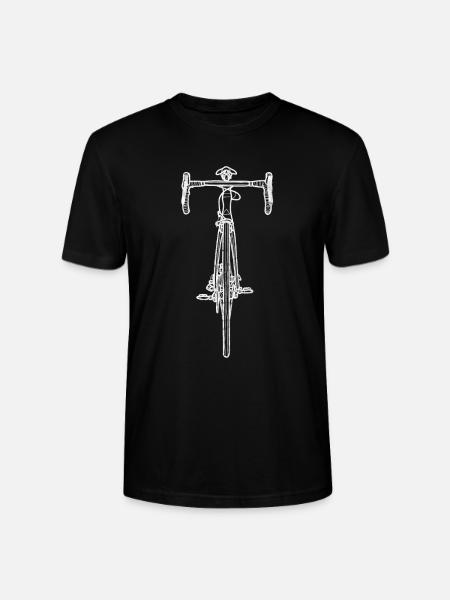 Conception de vélo de route - T-shirt bio CRAFTER Stanley Stella Unisexe - noir