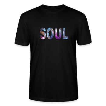 Kosmische Seele - Stanley/Stella Unisex Bio-T-Shirt CRAFTER - Schwarz - Vorne - Alina (178cm) & Michal (187cm)