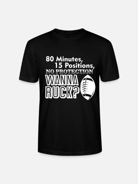 Rugby will rucken - Stanley/Stella Unisex Bio-T-Shirt CRAFTER - Schwarz