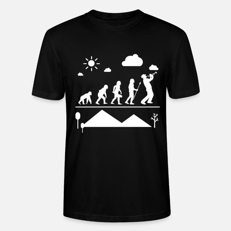 Trompete Trompete Evolution - Stanley/Stella Unisex Bio-T-Shirt CRAFTER - Schwarz