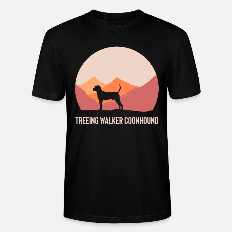 Treeing Walker Coonhound - T-shirt bio CRAFTER Stanley Stella Unisexe - noir