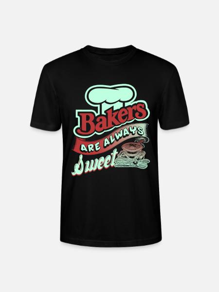 Bakers Are Always Sweet - Stanley/Stella CRAFTER Unisex Organic T-Shirt - black