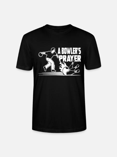 Bowling Bowler's Prayer - Stanley/Stella CRAFTER Unisex Organic T-Shirt - black