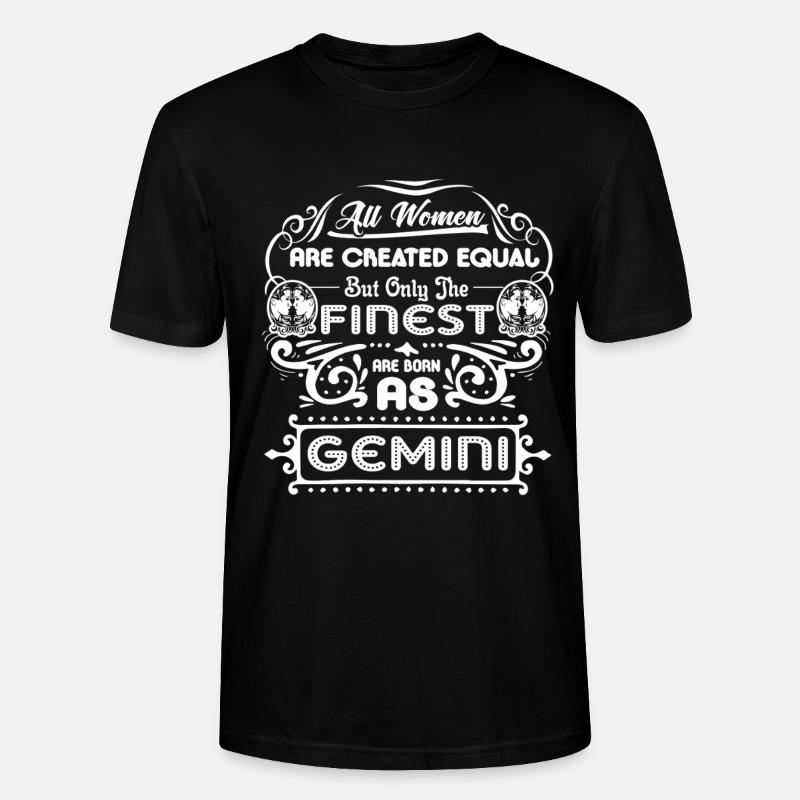 Gemini Gemini Evolution - Stanley/Stella CRAFTER Unisex Organic T-Shirt - black