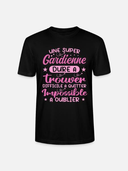 A Super Guardian - Guardian Gift - Stanley/Stella CRAFTER Unisex Organic T-Shirt - black