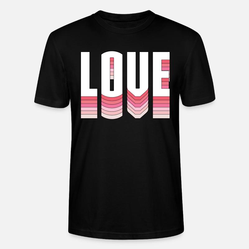 Amour - T-shirt bio CRAFTER Stanley Stella Unisexe - noir