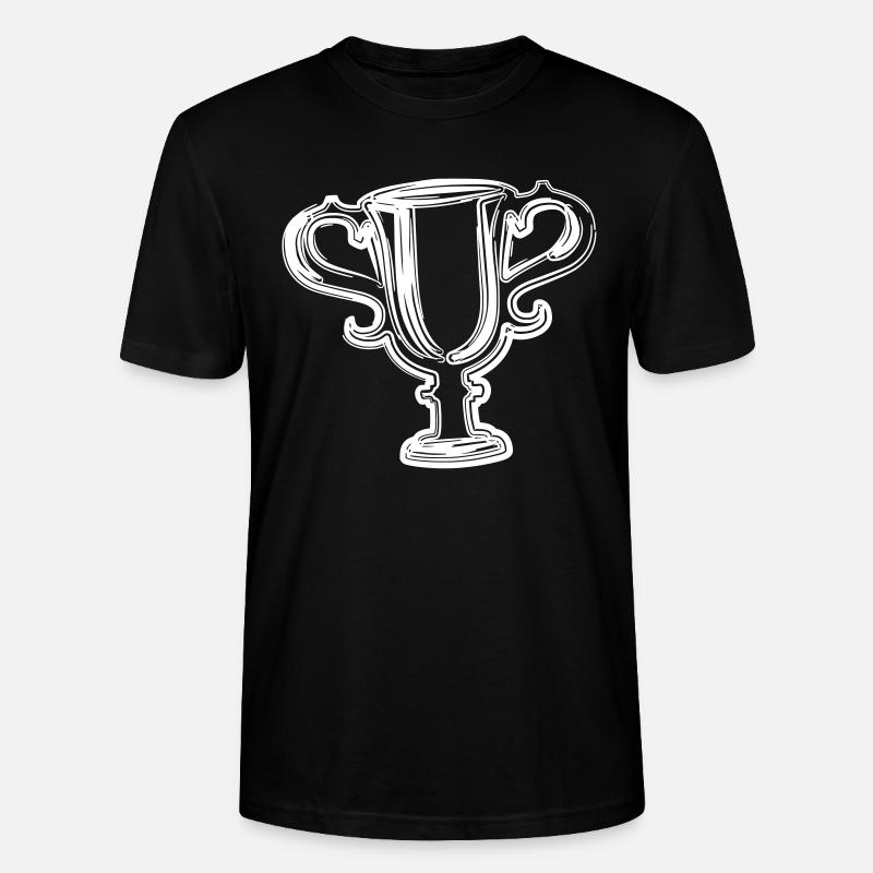 Sieger - Pokal - Trophäe - Stanley/Stella Unisex Bio-T-Shirt CRAFTER - Schwarz