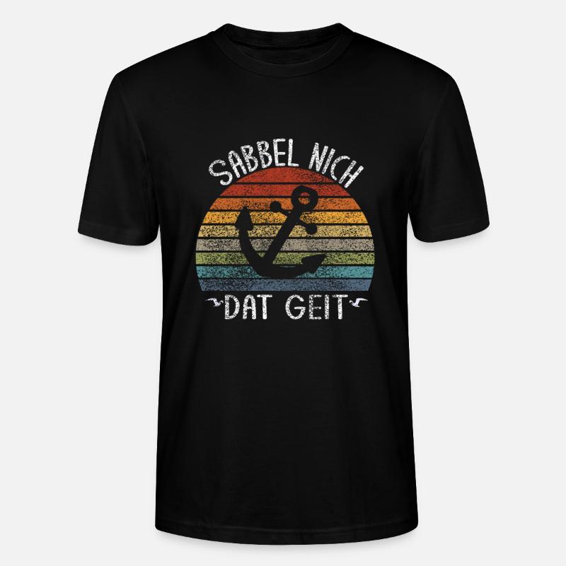 Sabbel Nich Dat Geit - T-shirt bio CRAFTER Stanley Stella Unisexe - noir