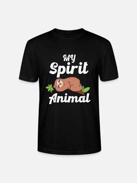 sloth - Stanley/Stella CRAFTER Unisex Organic T-Shirt - black