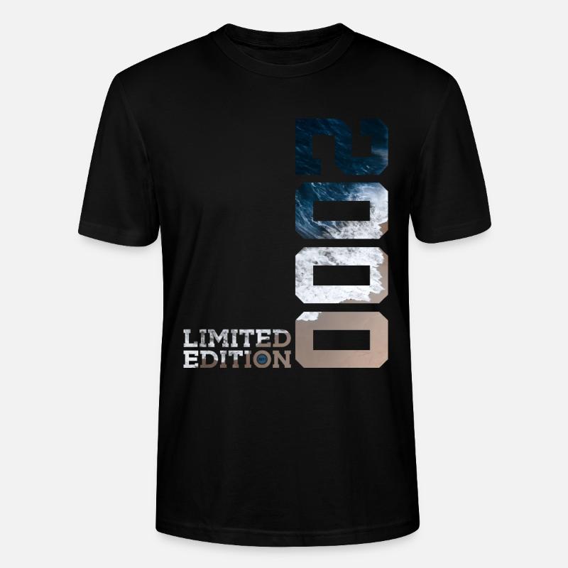 26E ÉDITION LIMITÉE ANNIVERSAIRE 2000 - T-shirt bio CRAFTER Stanley Stella Unisexe - noir
