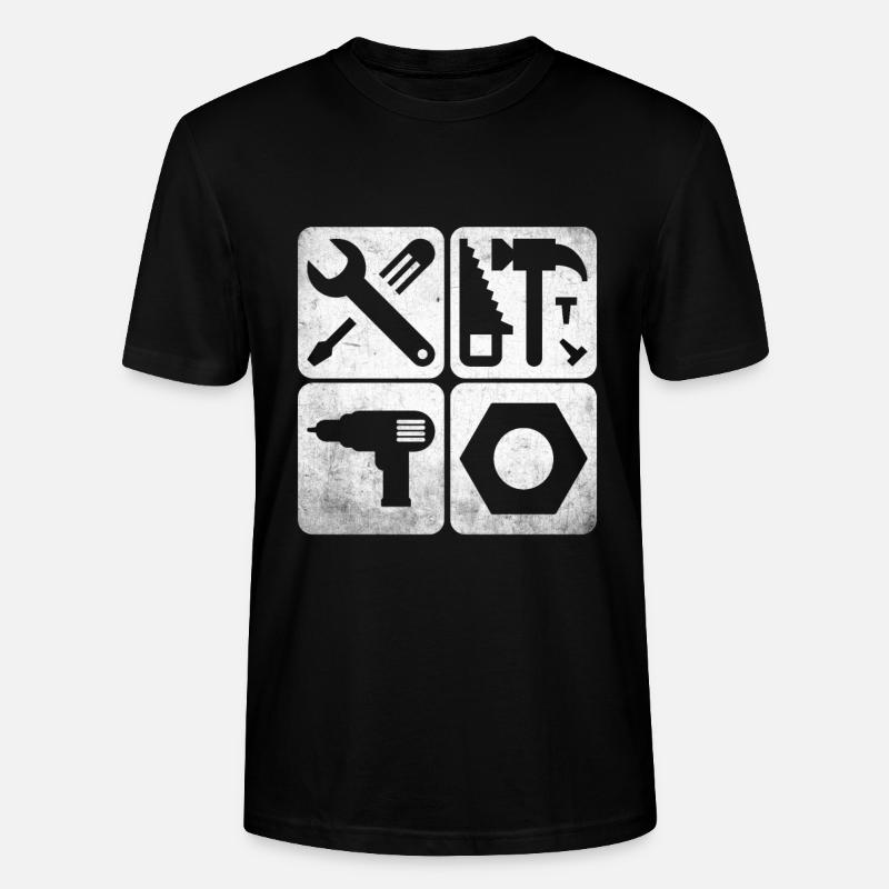 Tooling Tools - Stanley/Stella CRAFTER Unisex Organic T-Shirt - black