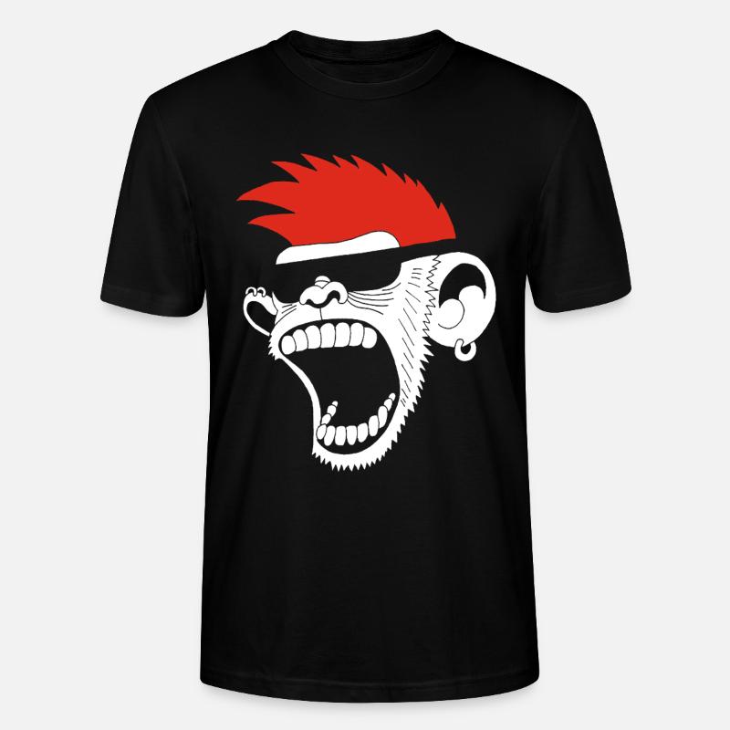 Nachäffen - Stanley/Stella Unisex Bio-T-Shirt CRAFTER - Schwarz