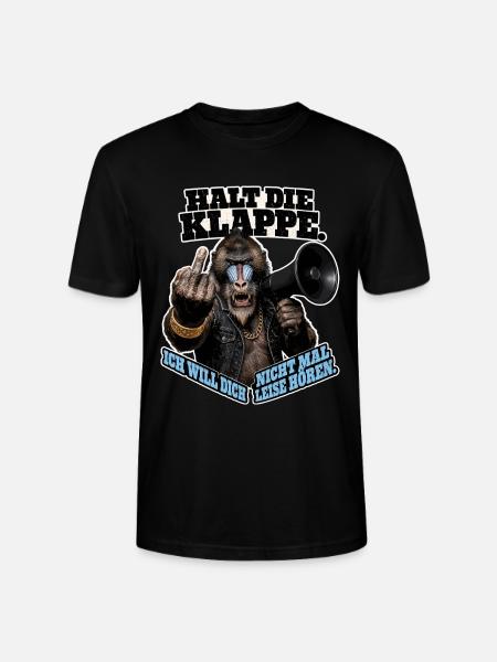 Ich will dich nicht hören - Stanley/Stella Unisex Bio-T-Shirt CRAFTER - Schwarz