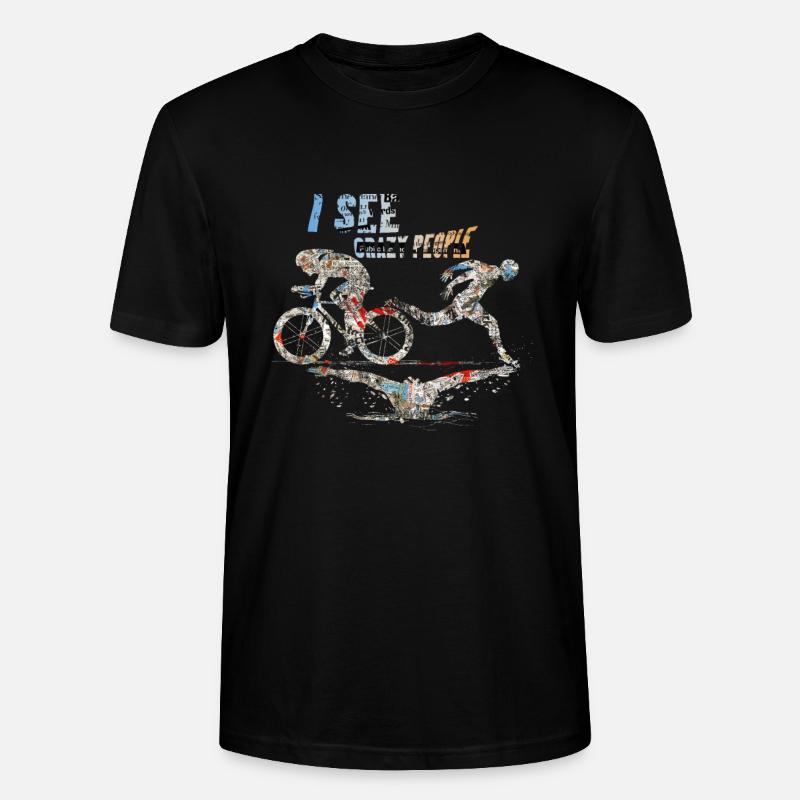 Triathlon - T-shirt bio CRAFTER Stanley Stella Unisexe - noir