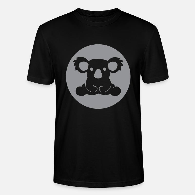 KOALA BEAR - Australia - Stanley/Stella Unisex Bio-T-Shirt CRAFTER - Schwarz