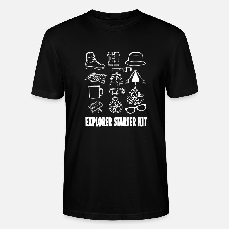 EXPLORER STARTER KIT - Stanley/Stella Unisex Bio-T-Shirt CRAFTER - Schwarz