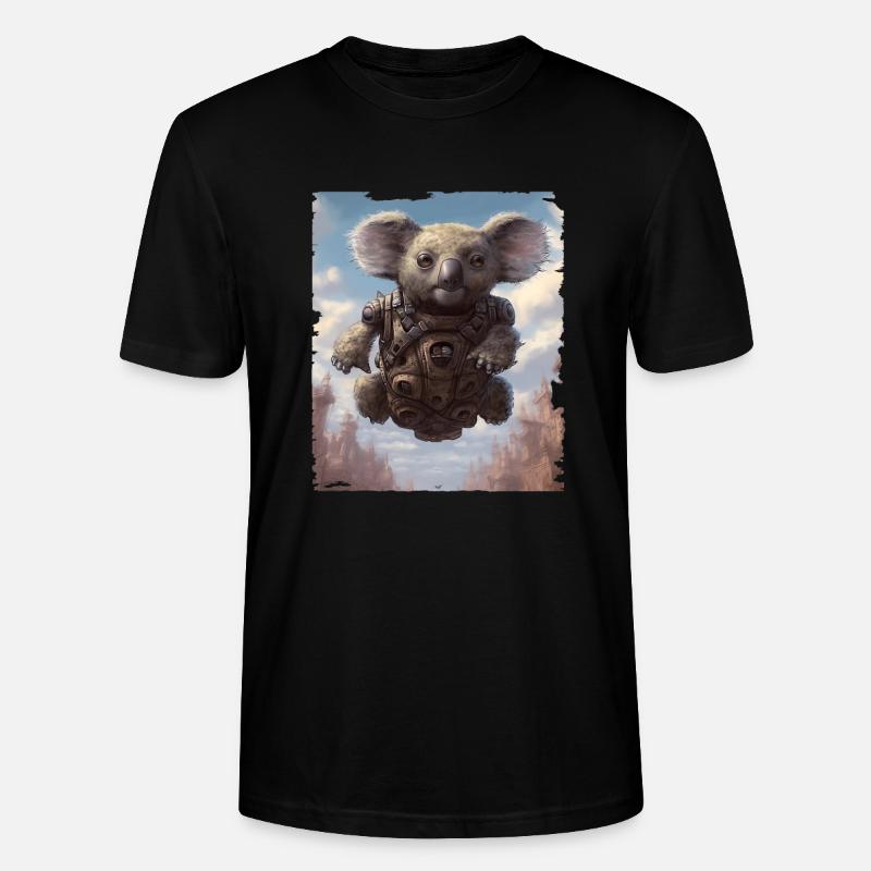 Koala Bear - Stanley/Stella Unisex Bio-T-Shirt CRAFTER - Schwarz