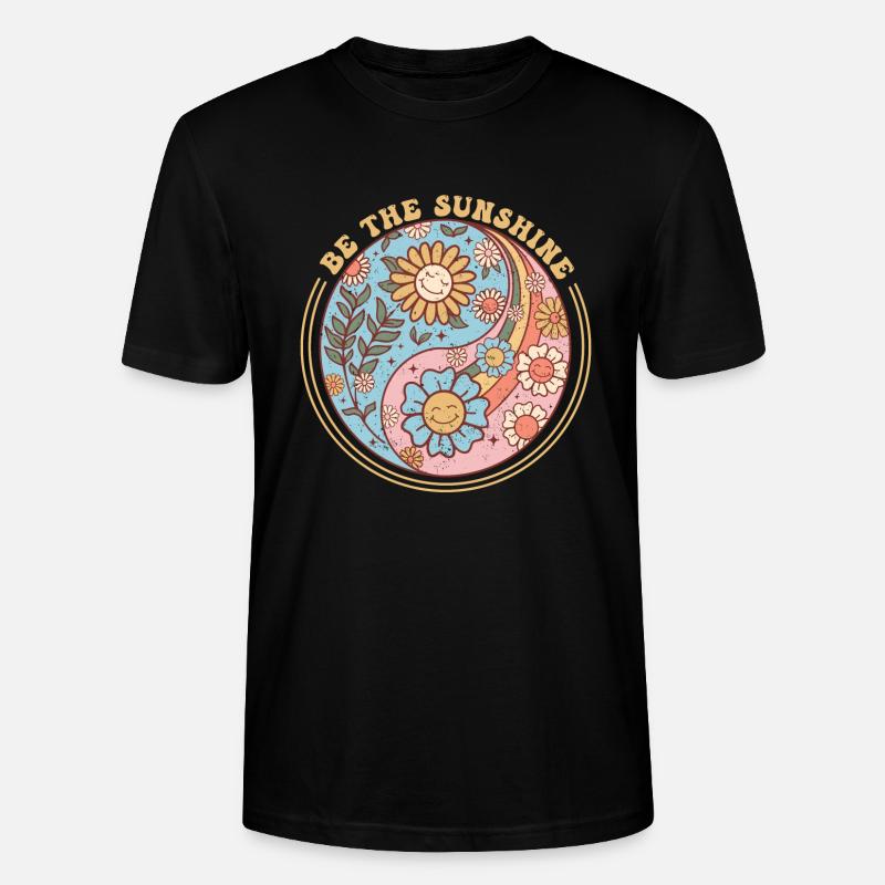 be the sunshine - Stanley/Stella Unisex Bio-T-Shirt CRAFTER - Schwarz