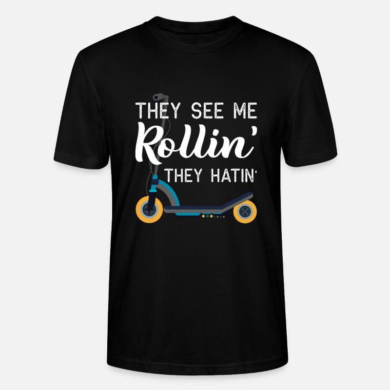 They See Me Rollin Scooter - T-shirt bio CRAFTER Stanley Stella Unisexe - noir