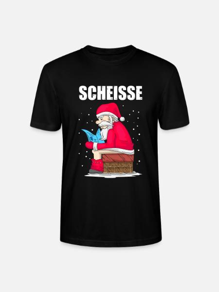 Shit Santa Claus Anti Christmas Gift - T-shirt bio CRAFTER Stanley Stella Unisexe - noir