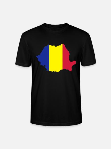 Roumanie - T-shirt bio CRAFTER Stanley Stella Unisexe - noir