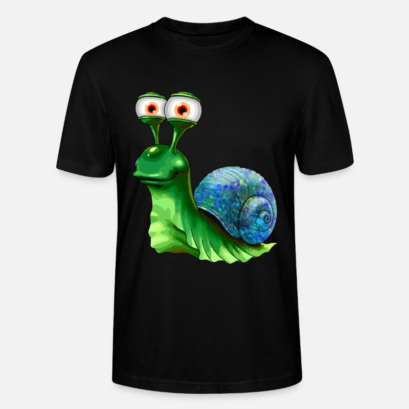 Escargot opale - T-shirt bio CRAFTER Stanley Stella Unisexe - noir
