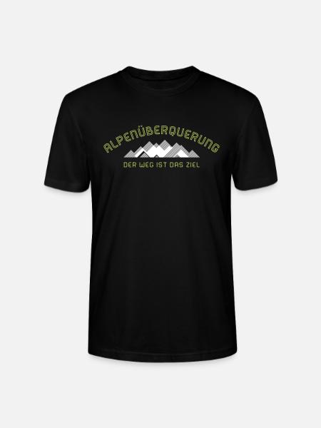 Alpenüberquerung 2C - Stanley/Stella Unisex Bio-T-Shirt CRAFTER - Schwarz