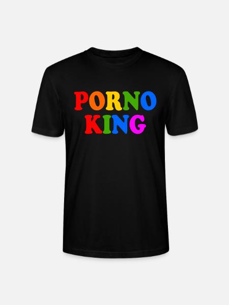 Porno king - Stanley/Stella CRAFTER Unisex Organic T-Shirt - black