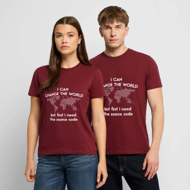 funny speech coding source code programmer Stanley/Stella CRAFTER Unisex Organic T-Shirt