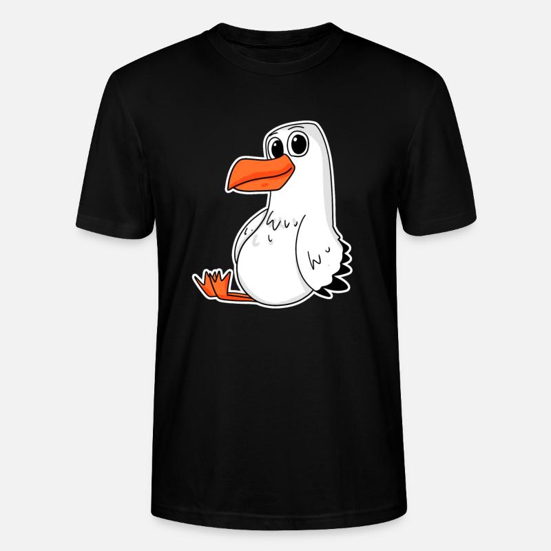 Möwe - Stanley/Stella Unisex Bio-T-Shirt CRAFTER - Schwarz