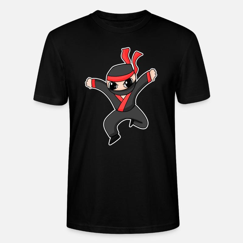 Ninja - T-shirt bio CRAFTER Stanley Stella Unisexe - noir