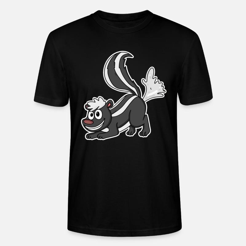 Mouffette de Skunk - T-shirt bio CRAFTER Stanley Stella Unisexe - noir
